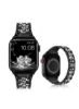 بند فلزی RiZOW Stainless Steel سازگار با iwatch Apple Series Watch 7/6/5/4/3/2/1/SE بند تعویض 38mm 40mm 41mm 42mm 44mm 45mm - مشکی