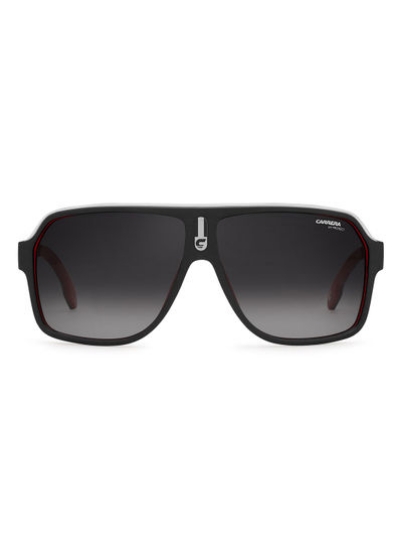 عینک آفتابی مستطیلی با محافظ UV CARRERA 1001/S MT BLK RD 62