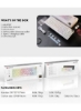 صفحه کلید HOTSWAP مکانیکی FANTECH MAXFIT67 MK858 RGB | سفید