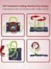 قاب محافظ رنگارنگ مقاوم ضد ضربه Moxedo Heavy Duty با پایه 360 چرخشی و بند شانه برای کودکان سازگار برای iPad Mini 4 / 5 - آبی دریایی