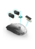 REAPER 310 UNLEASHED Black Anti Slip Omron کلیدهای کلیکی 10000DPI سنسور Avago ماوس گیمینگ بی سیم + نرم افزار بازی