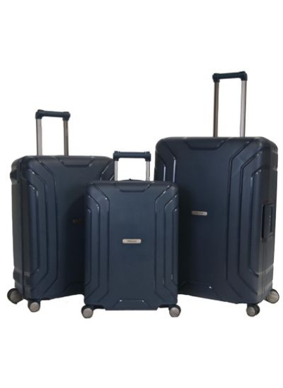 مجموعه چمدان جانبی سخت نشکن ست چمدان مسافرتی سبک وزن چرخ دستی 3 تکه با چرخ چرخان و قفل