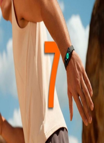 صفحه نمایش آمولد دستبند هوشمند ورزشی Mi Smart Band 7 اصلی