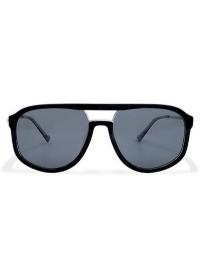 عینک آفتابی کامل مردانه مشکی پیلوت - اندازه لنز: 57 میلی متر