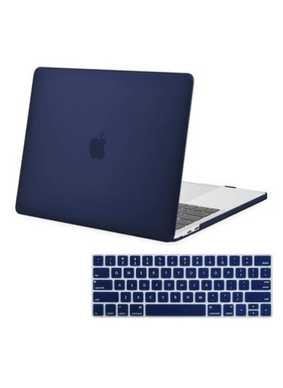 پوشش محافظ پوسته سخت پوسته ایالات متحده چینش صفحه کلید انگلیسی سازگار برای MacBook New Pro 13 اینچی مدل A1706 A1708 A2159 A1989 با نوار لمسی و Touch ID نسخه 2016 تا 2019 آبی دریایی