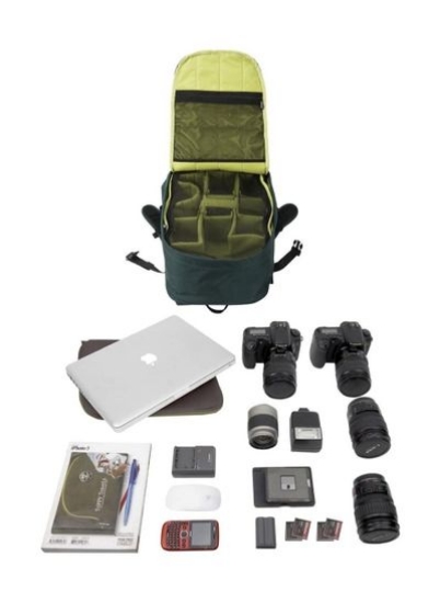 جک Crumpler پک پشتی ضد آب کامل عکس برای دوربین های DSLR با لپ تاپ 15 اینچی و محفظه لنز