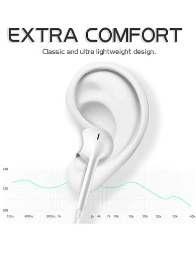 هدفون Earbuds هدفون سیمی با میکروفون و کنترل صدا، سازگار با iPhone 13 13Pro 13Pro MAx 12,11 Pro Max, Xs Max, XR, X,7,8 Plus