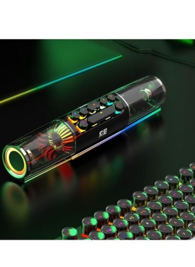 RGB LED بلوتوث بازی بلندگو باس ساندبار