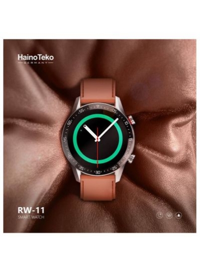 ساعت هوشمند Haino Teko آلمان نقره ای/قهوه ای با کیفیت بالا