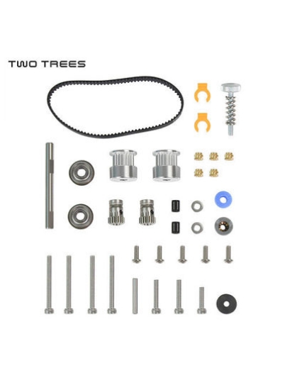 TWO TREES VORON M4 اکسترودر دوگانه جایگزینی کیت کامل قطعات پرینت سه بعدی قطعات پرینت سه بعدی مونتاژ نمی شوند سازگار با Ender3/Ender3 pro/Ender3 V2/Ender-3 Max/Ender5 pro/CR10-V2