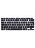 روکش صفحه کلید انگلیسی Russain Layout UK سازگار برای MacBook New Air 13 اینچی با نمایشگر رتینا و شناسه لمسی مدل A2337 M1 A2179 نسخه 2020 2021 مشکی