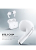 Aigo T30 True Wireless BT5.1 هدفون ورزشی نیمه در گوش کنترل لمسی هوشمند Clear Calls White
