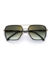 عینک آفتابی مستطیلی محافظ اشعه ماوراء بنفش CARRERA 256/S GOLD BLCK 58