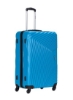 ست چمدان 3 تکه ترولی سخت ABS، چرخ های اسپینر با قفل شماره 20/24/28 اینچ - آبی روشن