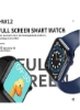 ساعت هوشمند اندروید HW12، صفحه نمایش مربع 1.57 اینچی، پایش ضربان قلب، تماس بلوتوث HD (آبی)