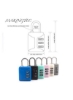 قفل چمدان 6 عددی، قفل ترکیبی رنگی مینی قفل ترکیبی 3 رقمی برای چمدان کوله پشتی قفسه بدنسازی کشو هاسپ هماهنگ بازی سفر