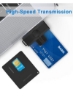 کارت خوان هوشمند USB، کارت خوان هوشمند CAC قابل حمل، آداپتور کارت دسترسی جهانی برای (CAC/شناسه الکترونیکی/بانک آی سی/کارت بیمه سلامت سازگار با Windows XP/Vista/7/8/11، Mac OS