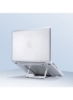 پایه لپ‌تاپ، پایه تبلت رایانه رایزر پایه لپ‌تاپ، پایه رومیزی قابل حمل تاشو آلومینیومی با قابلیت تنظیم 6 زاویه سازگار با MacBook، iPad، HP، Dell، Lenovo نقره‌ای 10-15.6