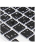 پوشش صفحه کلید محافظ عربی انگلیسی Layout بریتانیا برای MacBook New Pro 13 و 16 اینچی مشکی