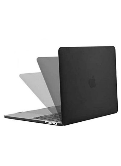 قاب محافظ سخت پوسته و جلد صفحه کلید انگلیسی عربی با طرح آمریکایی سازگار برای MacBook New Pro 13 اینچی مدل A1706/A1708/A2159/A1989 با نوار لمسی و شناسه لمسی نسخه مشکی 2016 تا 2019