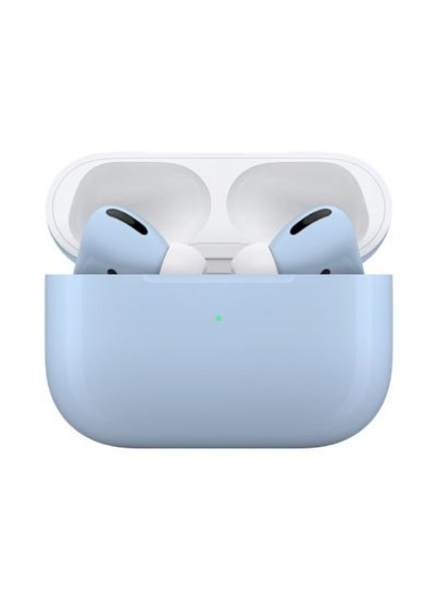 میکروفون سفارشی Apple Airpods Pro رنگ ضد خش با دوام تطبیقی EQ رو به داخل میکروفون سیررا آبی براق