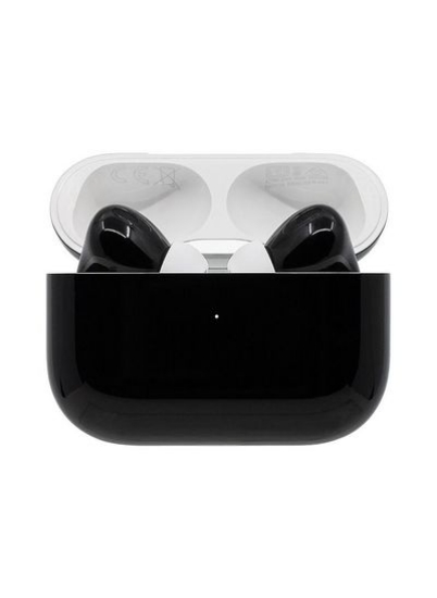 Caviar سفارشی شده Apple AirPods Pro رنگ ضد خش درجه خودرو با دوام میکروفون انطباق پذیر EQ رو به داخل جت مشکی براق