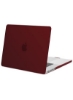 قاب محافظ پلاستیکی سخت سازگار با MacBook Pro 14-Inch 2021 2022 Release A2442 M1 Pro M1 Max با صفحه نمایش Liquid Retina XDR Touch ID Wine Red