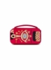 کیف حمل برای نینتندو سوییچ، کیف نگهدارنده محافظ مسافرتی قابل حمل با 10 اسلات کارت بازی و جیب داخلی برای کنسول سوییچ Joy-Con، Emerald Illusions (قرمز چشم)