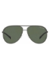 عینک آفتابی Aviator Shape AX2002 600371 61 - اندازه لنز: 61 میلی متر - خاکستری