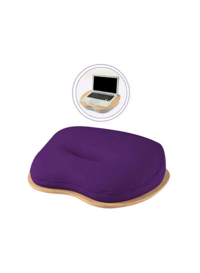 میز لپ تاپ با کوسن برای پایه لپ تاپ و تبلت با کوسن بالش و بستر چوبی ایده آل روی تخت و مبل