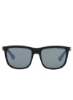عینک آفتابی مربعی کلاسیک آرمانی اکسچنج، آبی مات با لنزهای آینه ای آبی AX4093SF 829555 اندازه لنز: 56 میلی متر