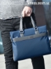کیف لپ تاپ 14 اینچی کلاسیک کیف تجاری Oxford Business کیف دستی کلاسیک کیف دستی نرم ضد آب ضد سایش برای مردان دفتر کار مسافرتی آبی سرمه ای