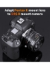 لنزهای K&amp;F مفهومی M17194 Pentax K به آداپتور پایه لنز RF Canon