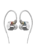 TRN TA1 In Earphone 1BA+1DD Dual Hybrid Earbud هدفون فلزی HIFI Earphone با کابل نقره ای جداشونده MMCX بدون میکروفون