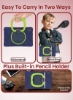 قاب محافظ رنگارنگ مقاوم ضد ضربه Moxedo با پایه 360 چرخشی و بند شانه برای کودکان سازگار برای Samsung Galaxy Tab S7 FE 12.4 (T730 / T735) - آبی دریایی/آهکی