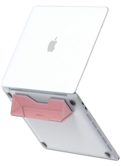 پوشش محافظ Marsix PRO برای Macbook Pro 13 (A2289/A2251/A2338) با پایه مغناطیسی - شفاف مات / صورتی
