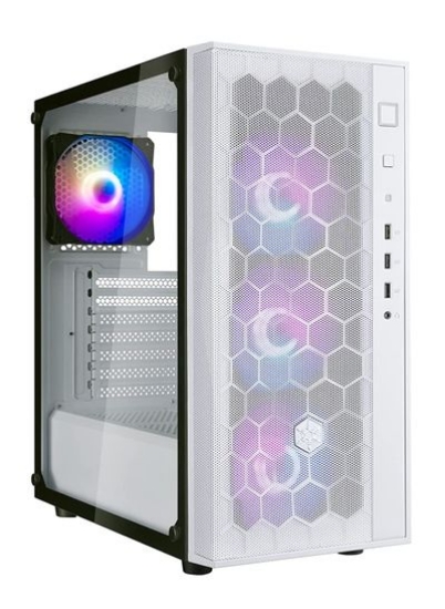 بدنه ATX Mid Tower FARA R1 Tempered Glass Series SilverStone - SST-FAR1W-G