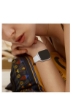 بند ساعت اپل سازگار Excellence 38mm 40mm 41mm 42mm 44mm 45mm Leather Compatible iWatch Band/Strap Compatible Apple Watch Series 7/SE/6/5/4/3/2/1,38mm 40mm 41mm سفید (ساعت شامل نمی شود)