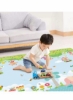 فرش تاشو بچه بازی فرش نرم فرش سایز فوق العاده بزرگ فوم بچه ضخیم شده فرش مهد کودک دو طرفه ضدآب قابل حمل بچه 200x180 سانتی متر