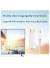 پورت نمایشگر مینی به کابل آداپتور HDMI (1 متر) (سازگار با Thunderbolt 2) پورت اتصال نر mDP DP 1080P آماده تبدیل صوتی تصویری، دوشاخه سیم سیم