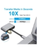 محافظت از هاب USB - 4 در 1 II HDMI 4K - پورت USB 3.0 تا 5000 مگابیت بر ثانیه II شارژ تا 100 وات