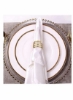 میز ست 8 تکه حلقه ای دستمال سفره مناسب برای مناسبت های غیررسمی یا رسمی (طلایی)