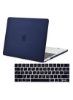 پوشش محافظ پوسته سخت پوسته ایالات متحده چینش صفحه کلید عربی انگلیسی سازگار برای MacBook New Pro 13 اینچی مدل A1706 A1708 A2159 A1989 با نوار لمسی و شناسه لمسی نسخه 2016 تا 2019 آبی دریایی