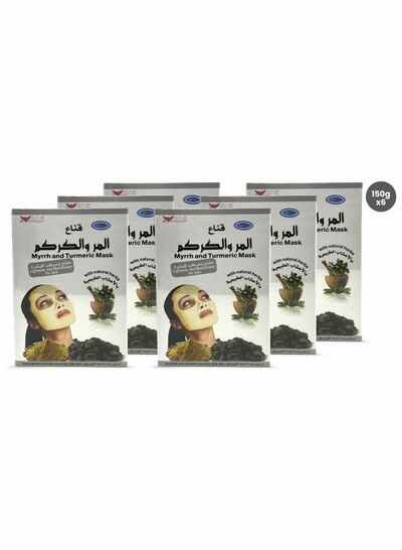 کویت فروشگاه ماسک مر و زردچوبه 150 گرمی بسته 6 عددی