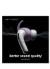 Excellence AirPods Pro Earbuds Hook Cover 4 جفت 2 Large 2 Small Lavender