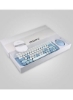 Mofii Candy Mini Keyboard Mouse Combo Set Wireless 2.4G Mixed Color 84 Key with Diircular Key Key Punk