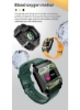 ساعت هوشمند ورزشی ضد خستگی OCEAN 2 0.96 اینچی TFT صفحه نمایش تک لمسی خواب/ضربان قلب/فشار خون مانیتور چند حالت ورزشی پیام/یادآور تماس سازگار سبز
