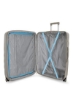 کیف کالسکه چمدان سخت کابین 8 چرخ اسکات، رنگ نقره ای 38x55x22 سانتی متر