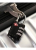 قفل ترکیبی 2 بسته، قفل مسافرتی آلیاژی قفل کد ترکیبی گمرکی برای چمدان کیف دستی کیف زیپی چمدان، قفل چمدانی (نقره ای مشکی)