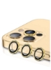AWH سازگار برای آیفون 13 پرو مکس (6.7 اینچ) آیفون 13 پرو (6.1 اینچ) محافظ لنز دوربین 2021، فیلم شیشه ای 9H، لوازم جانبی برچسب روی جلد کامل برای iPhone 13 Pro/Pro Max. (طلا)